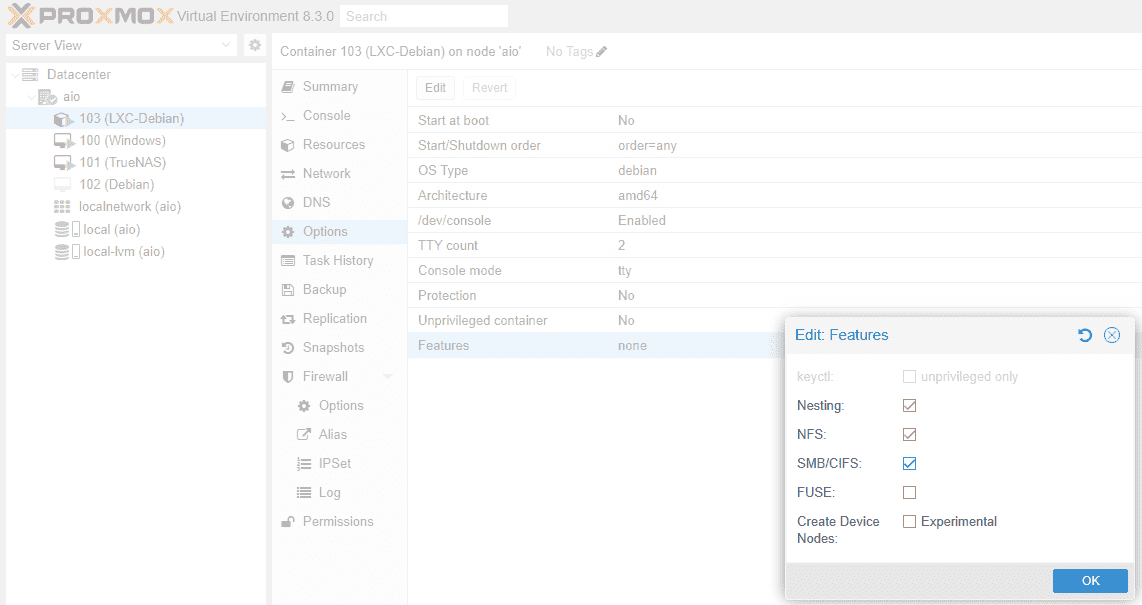 PVE_LXC_Debian_OPT https://assets.yirami.xyz/review/pve/pve_v8_debian_lxc_options.png